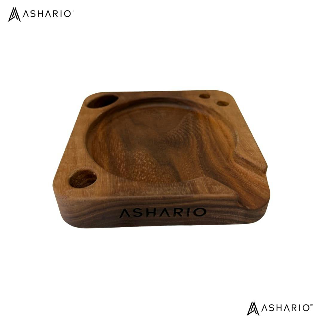 Ashario Walnut Rolling Tray