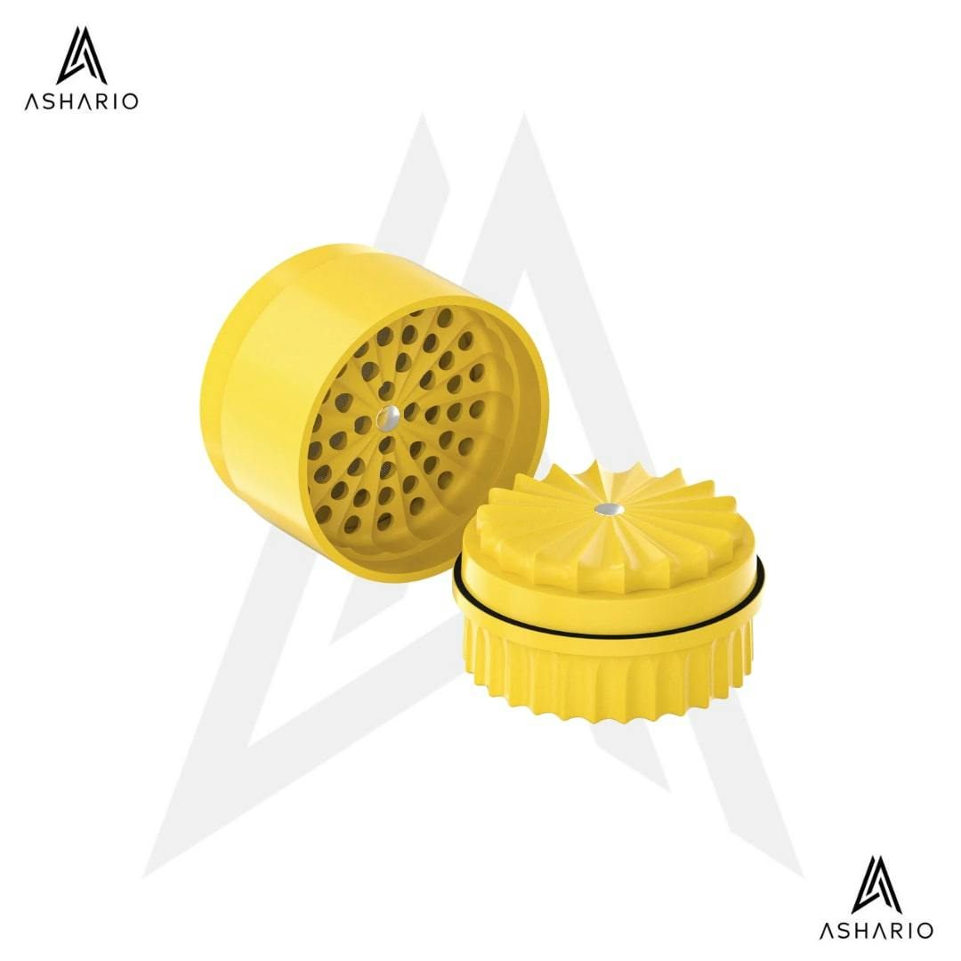 Ashario Ceramic Grinder 2.0 - Lemon Glow