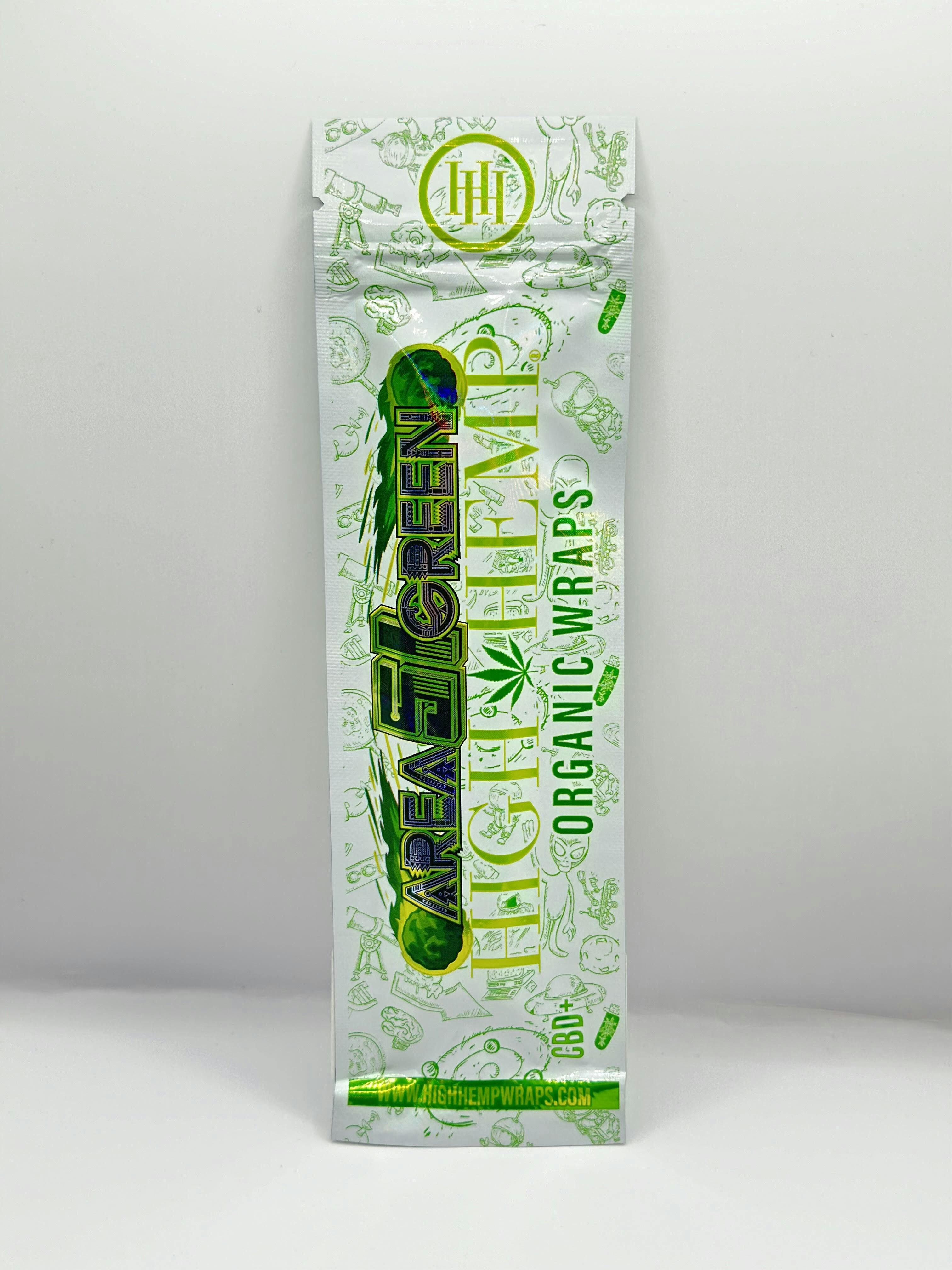 High Hemps - Area 51 Green Wraps