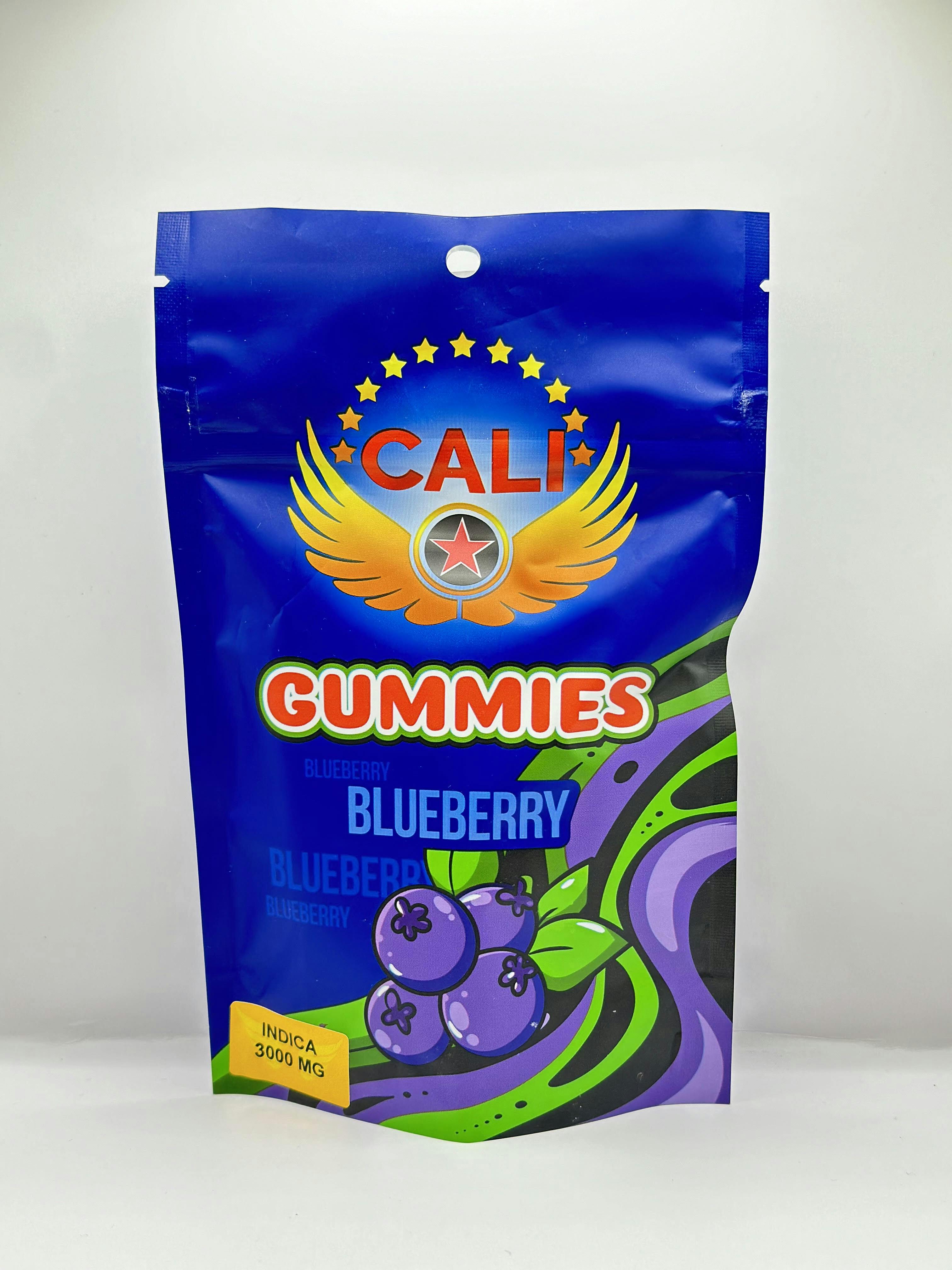 Cali Gummies (3000mg Indica) - Blueberry