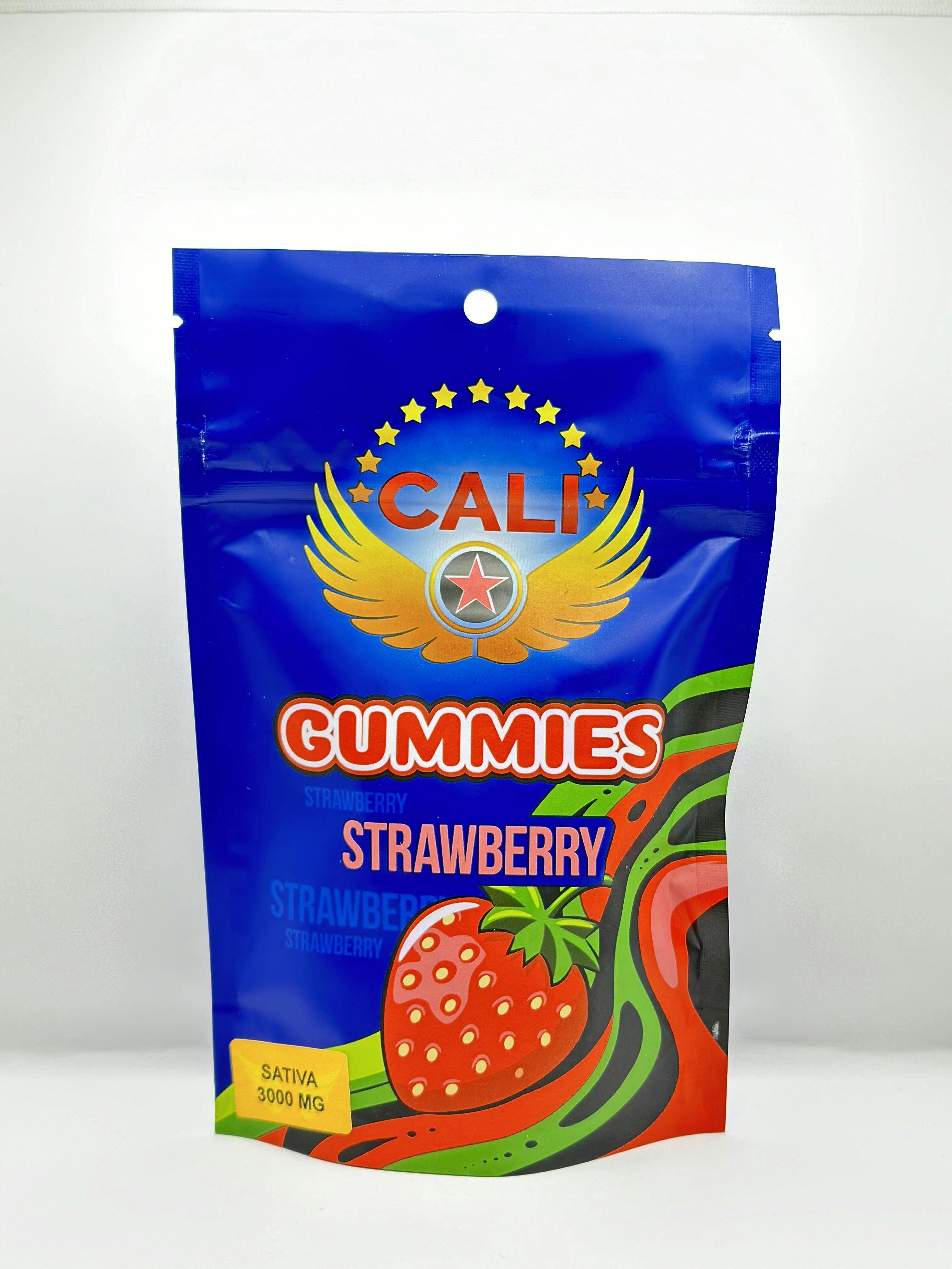 Cali Gummies (3000mg Sativa) - Strawberry
