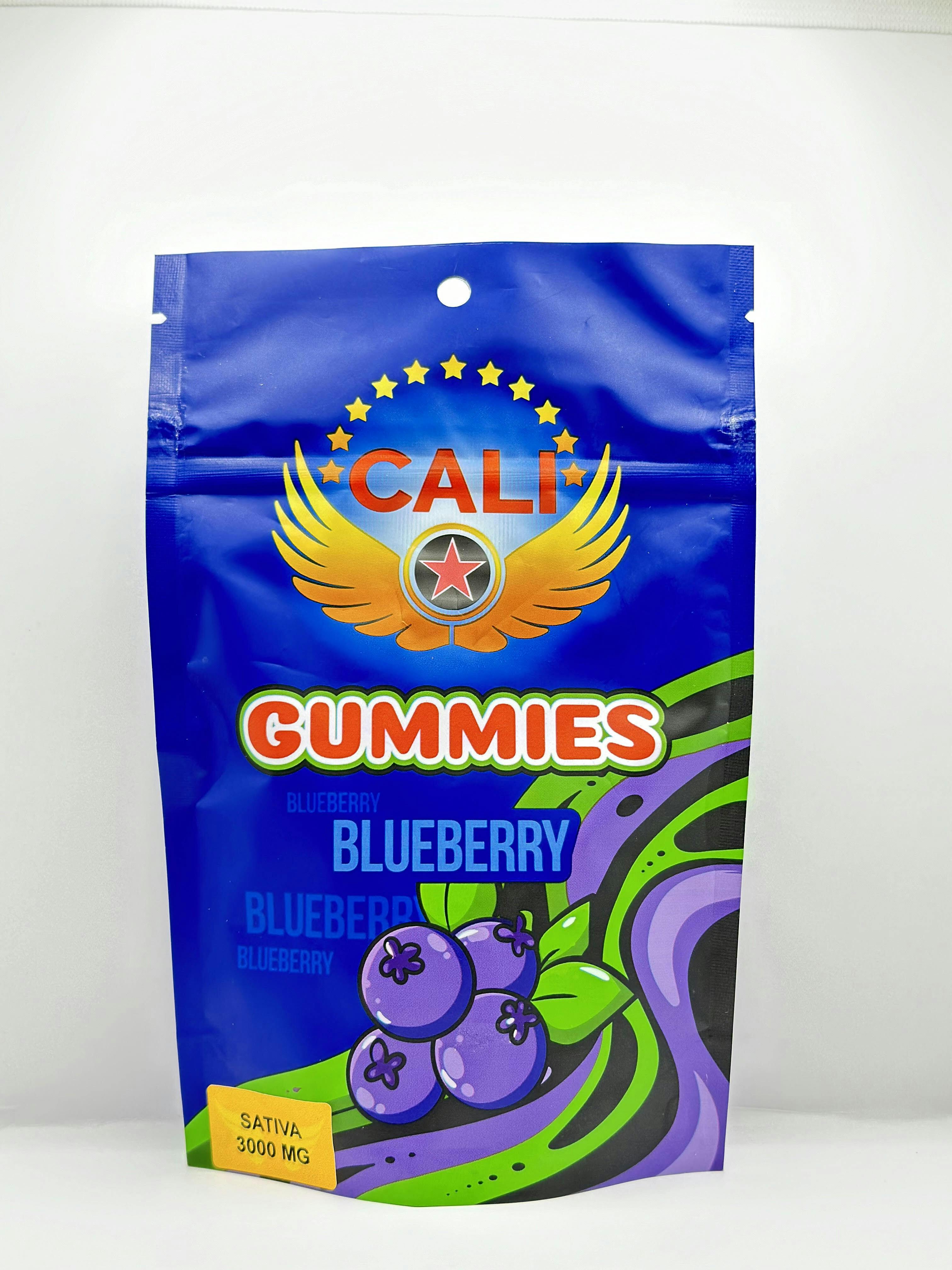 Cali Gummies (3000mg Sativa) - Blueberry