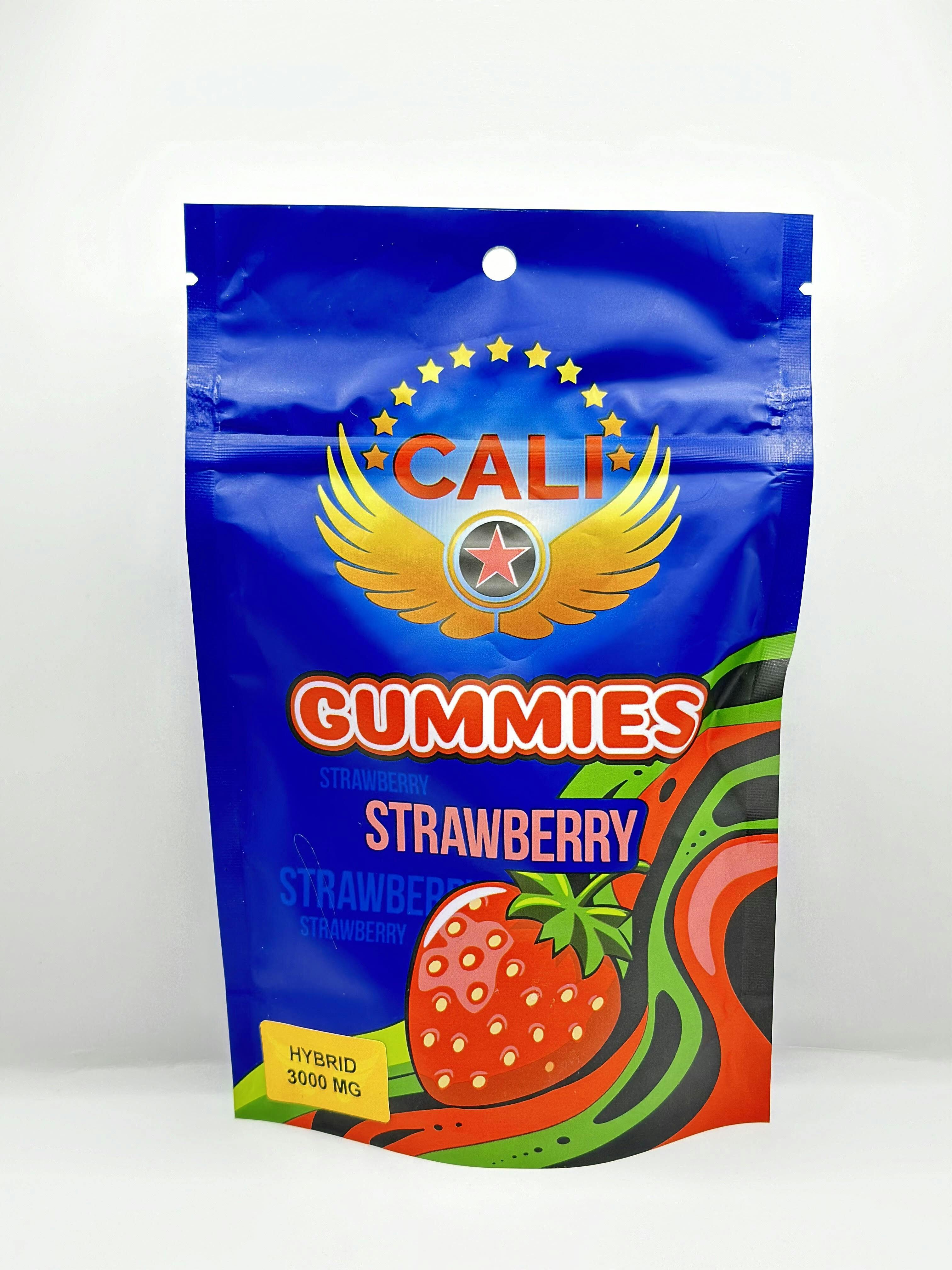Cali Gummies (3000mg Hybrid) - Strawberry