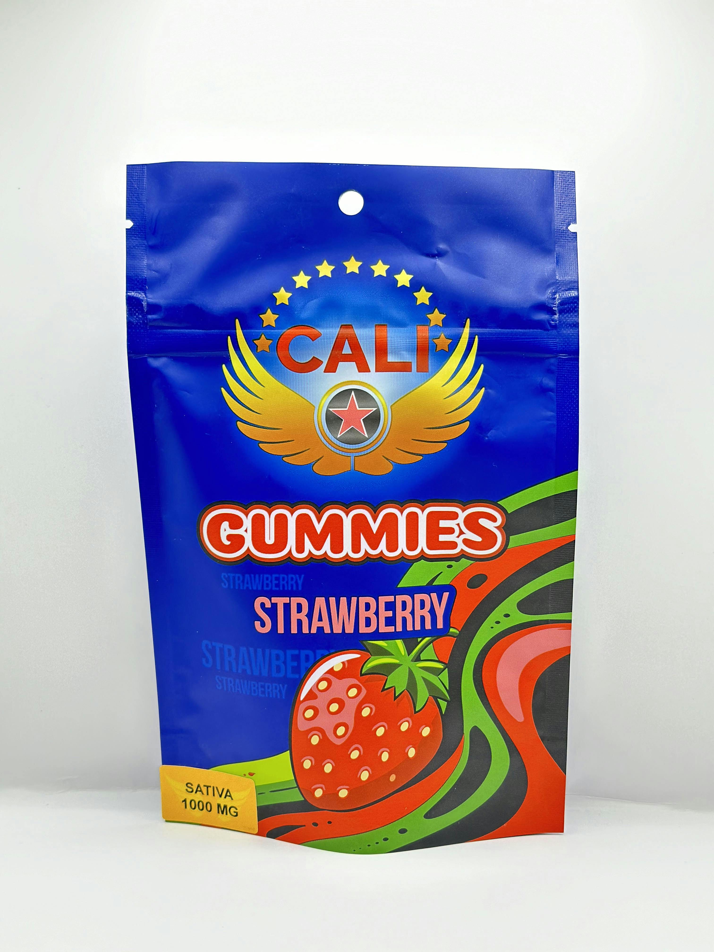 Cali Gummies (1000mg Sativa) - Strawberry