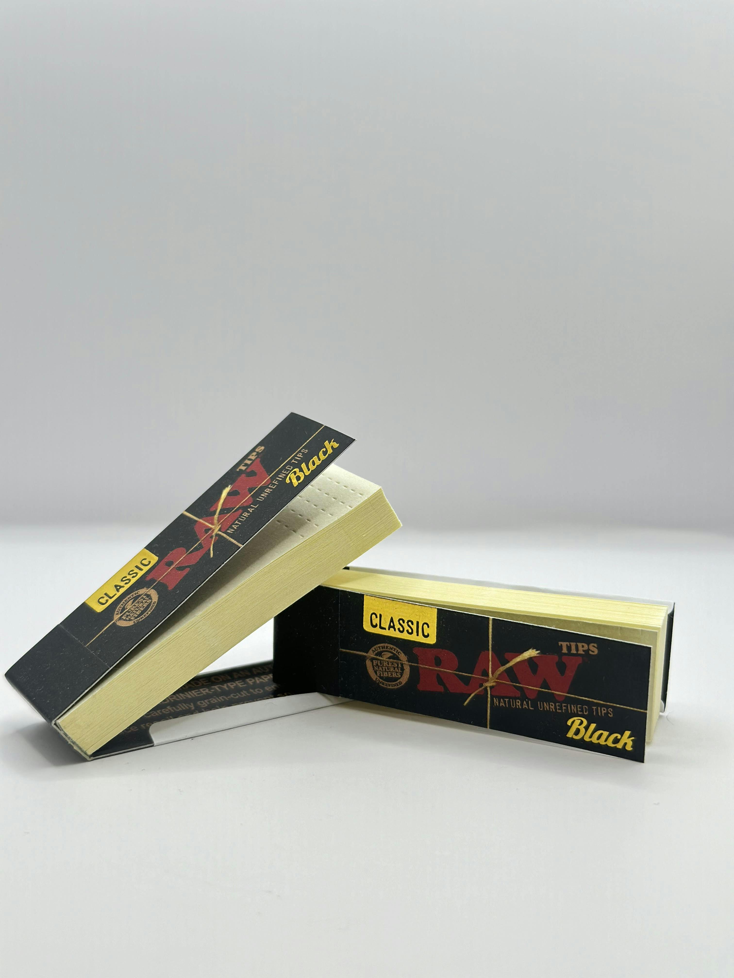 Raw - Black Classic tips