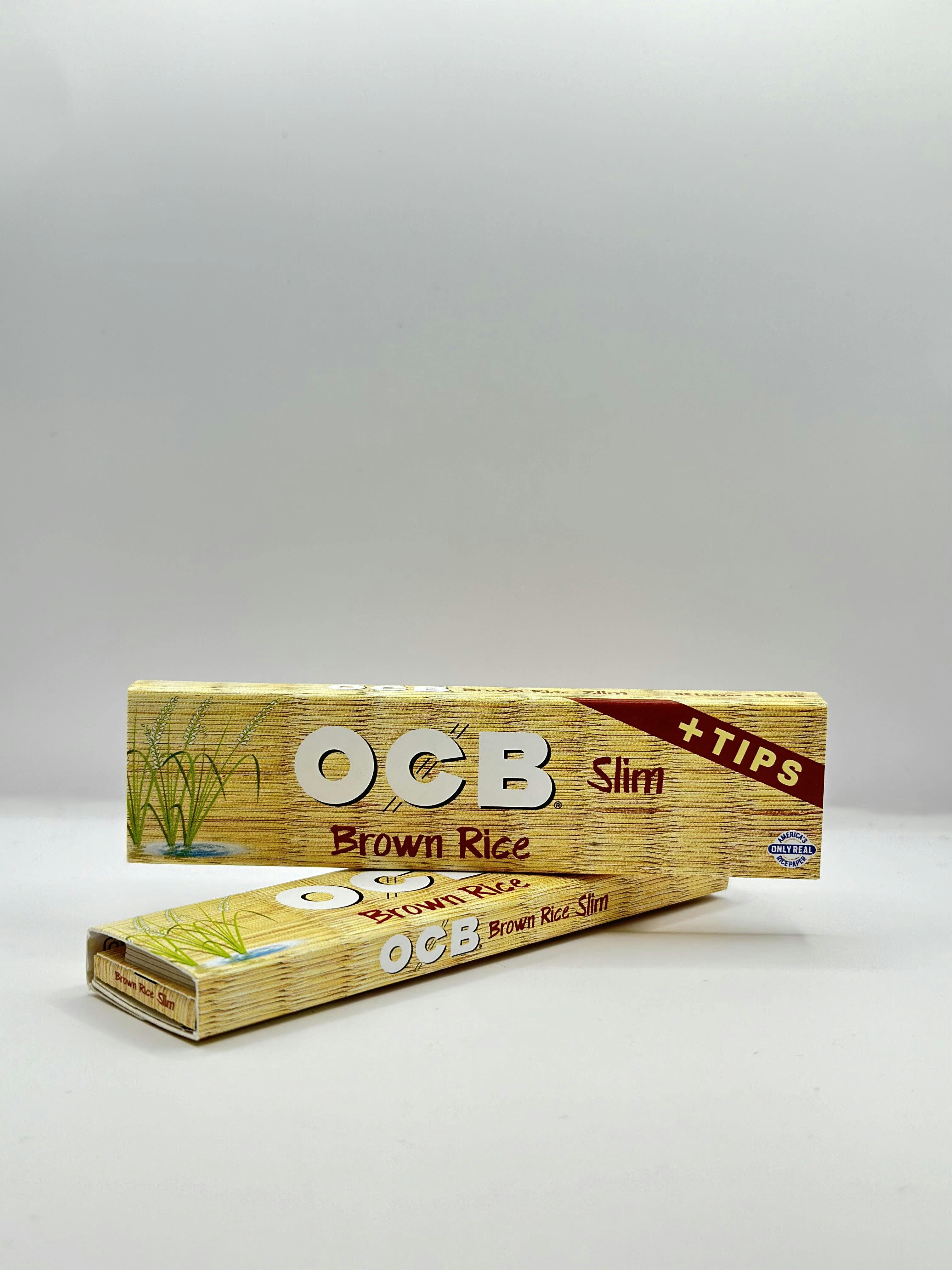 OCB - Brown Rice Slims + tips