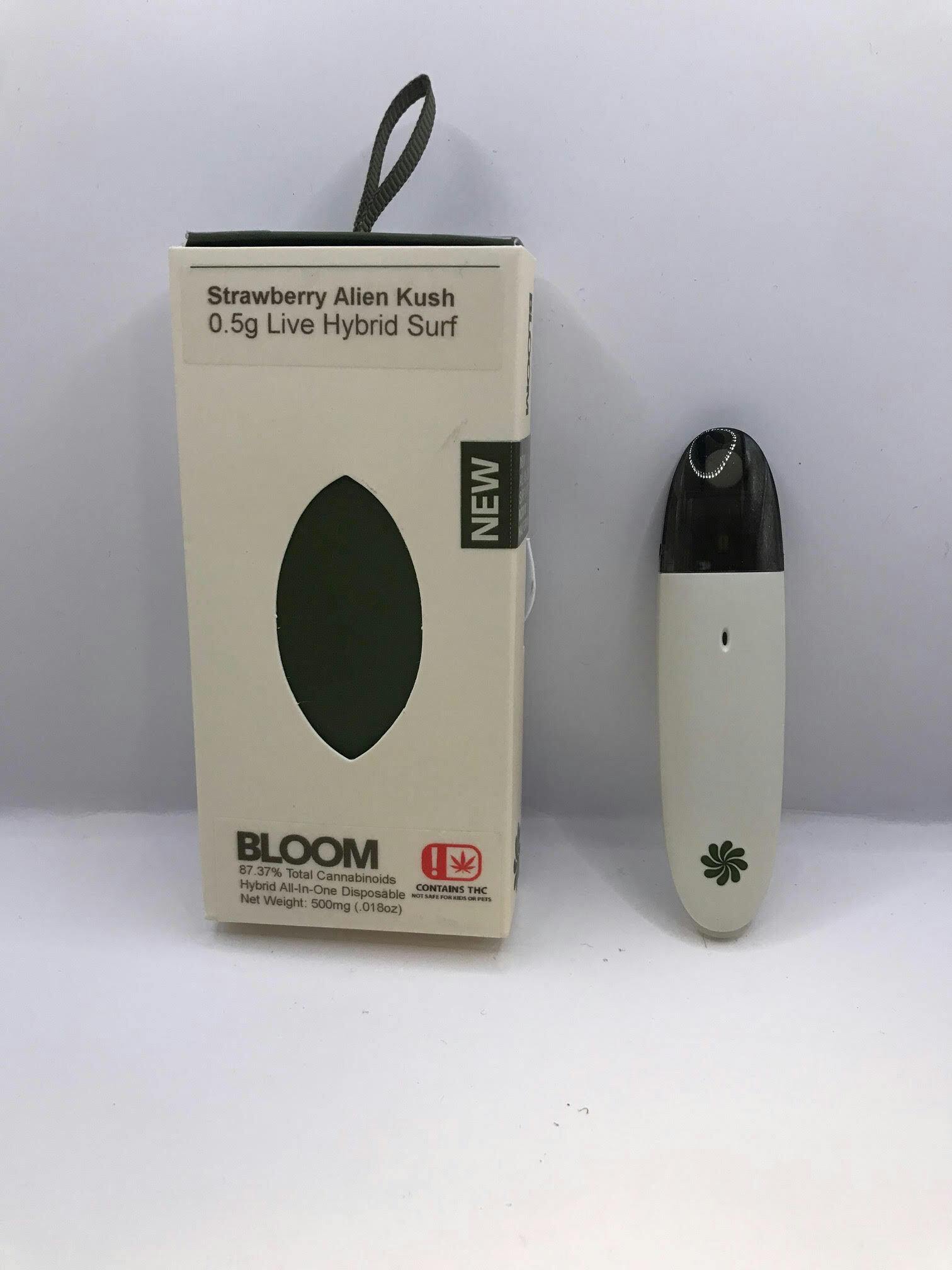 Bloom Cart - Live Resin Strawberry Alien Kush .5g Disposable
