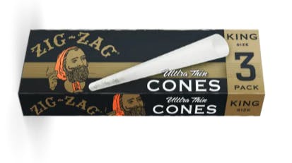 Zig Zag - Ultra Thin Cones 3pk
