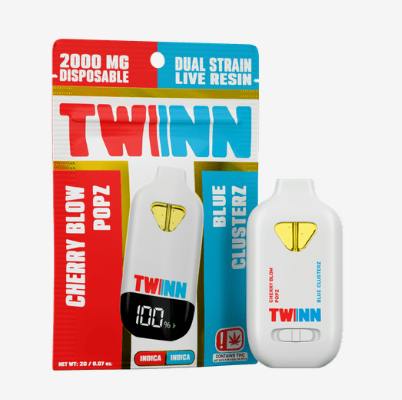 Twinn 2g Disposable pod | Live Resin - Cherry Blow Popz / Blue Clusterz