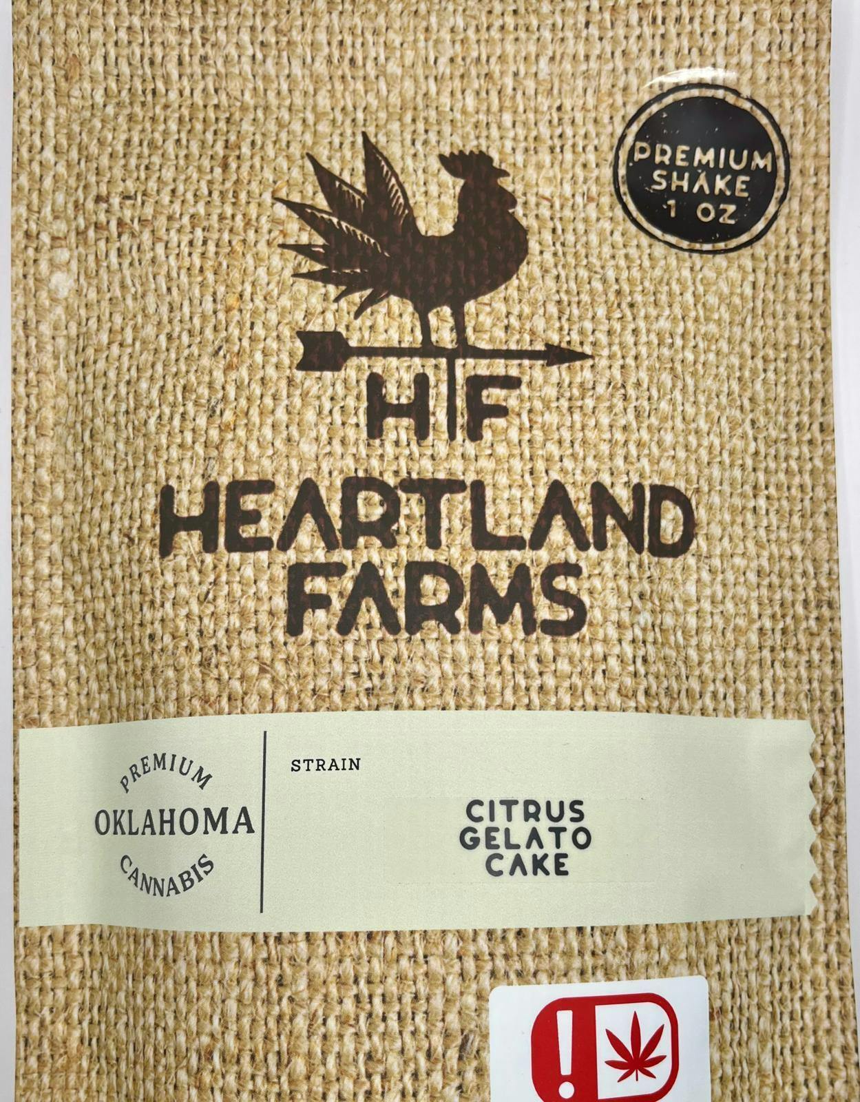 Citrus Gelato Cake $20 OZ Shake | Heartland Farms