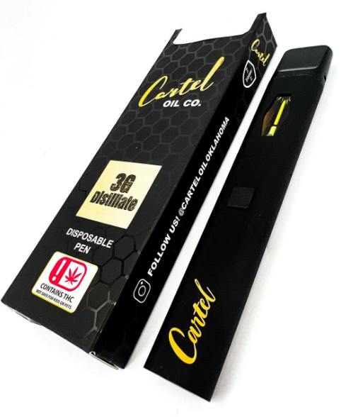Cartel Oil Co | Ghost Train Haze | Live Terp Disposable | 3g