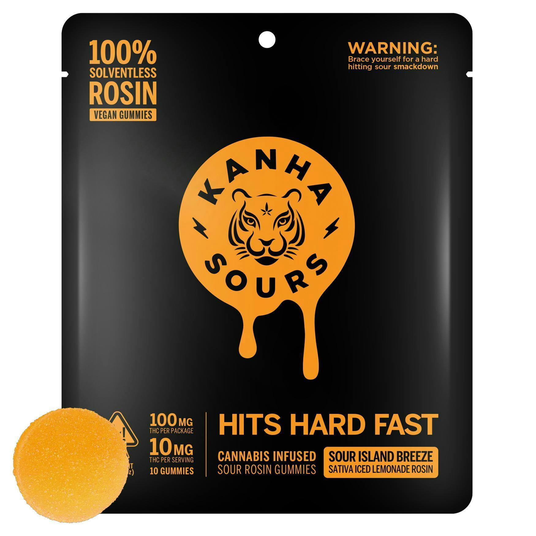 Kanha - Sour Island Breeze (S) Rosin Gummies - Sour Island Breeze (S)