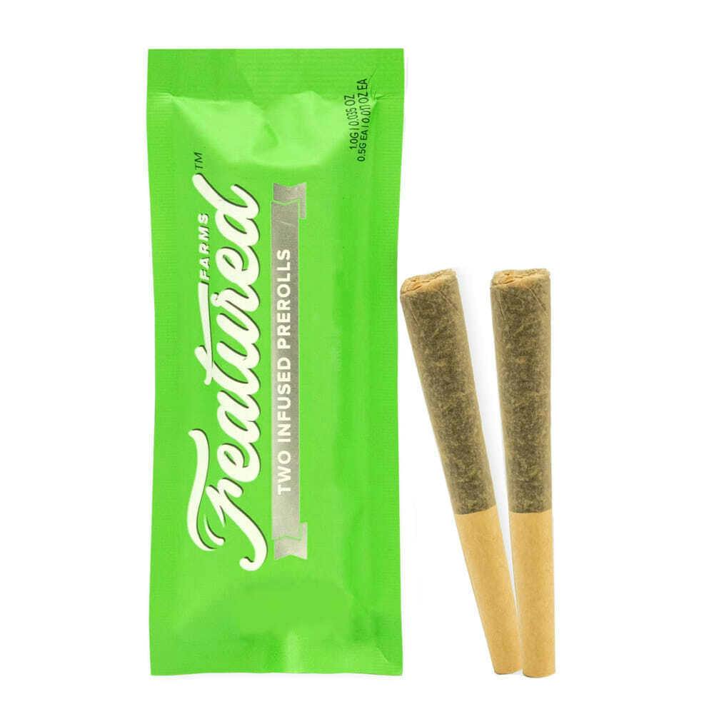Featured Farms - Lemon Kush (I) .5g Infused Prerolls - 2pk - Lemon Kush (I)