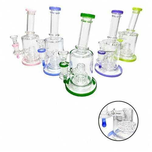 The Showcase - 8.5" Clear Rig with Matrix Perc - Glass - 8.5" Clear Rig with Matrix Perc - Glass