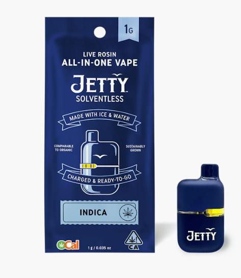 Jetty - Frosted Garlic (I) OCal Solventless AIO - 1g - Frosted Garlic (I)