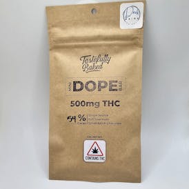 Dark Choc Sea Salt - mini Dope Bar - 500 MG - Tastefully Baked