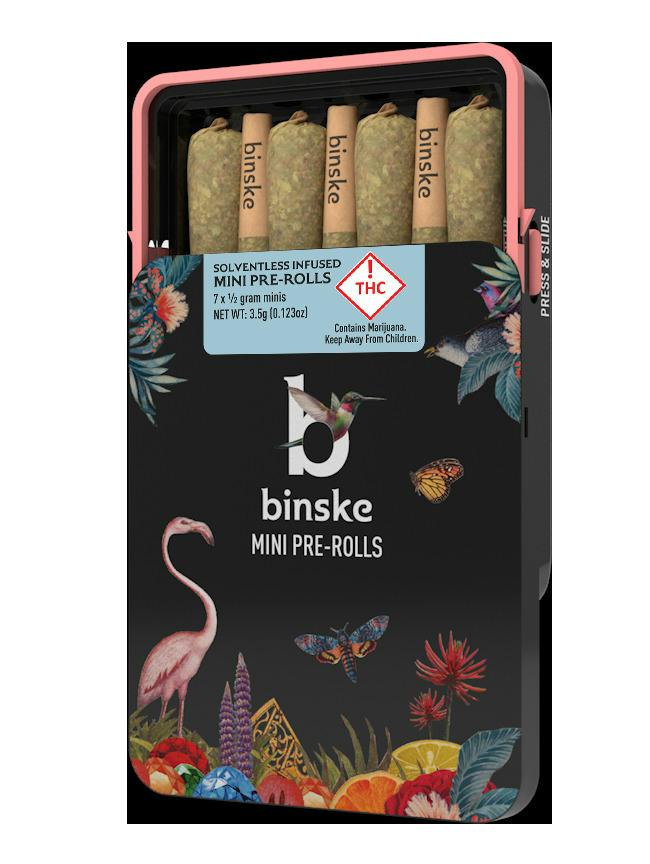 BINSKE | Infused Preroll | 7 Pack - (H) Cherry Champagne