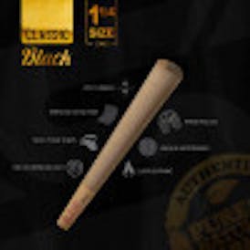 RAW | CONES | BLACK | 1 1/4 | 6pk