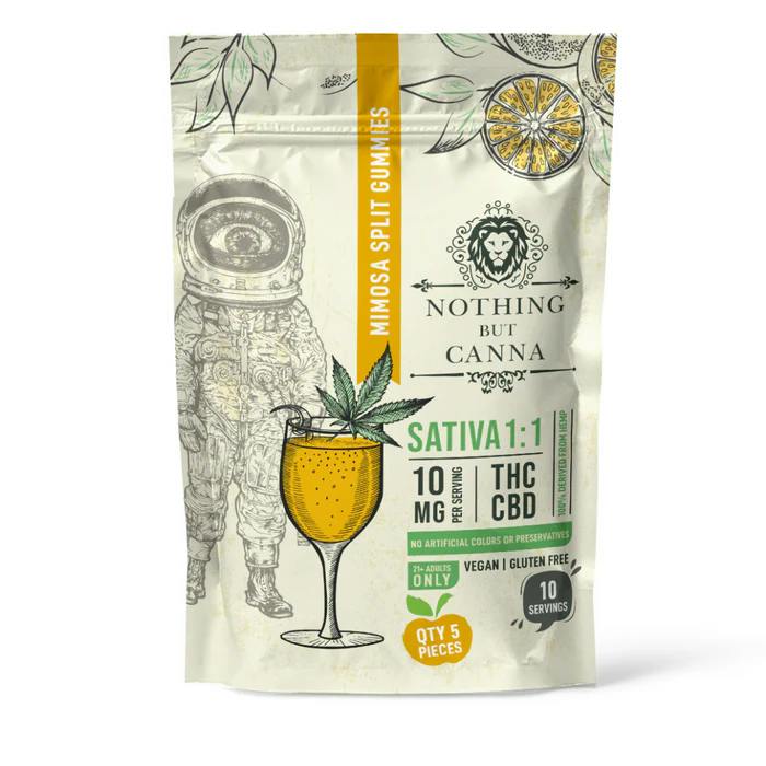 Nothing But Canna Gummies - | Mimosa | Sativa | 50mg