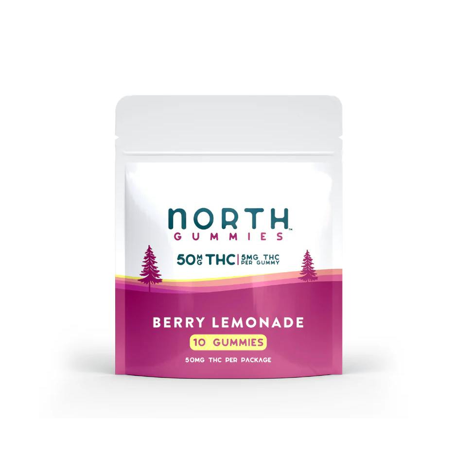 North Gummies - | Berry Lemonade | 50mg at Green Apple Cannabis
