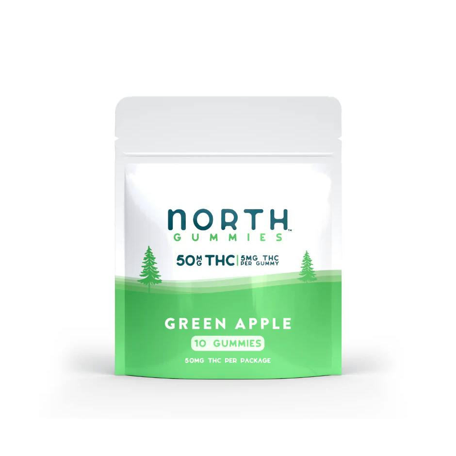 North Gummies - | Green Apple | 50mg at Green Apple Cannabis