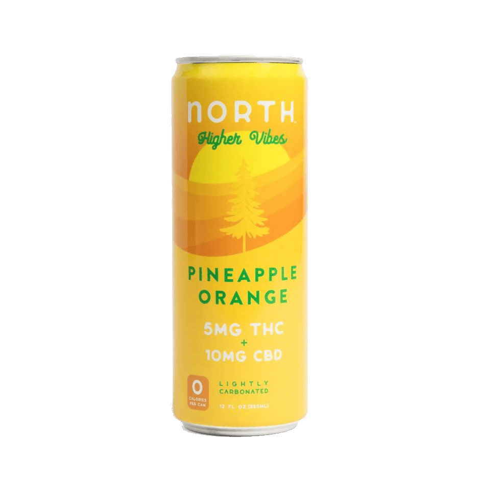 North Higher Vibes - | Pineapple Orange | 5mg at Green Apple Cannabis