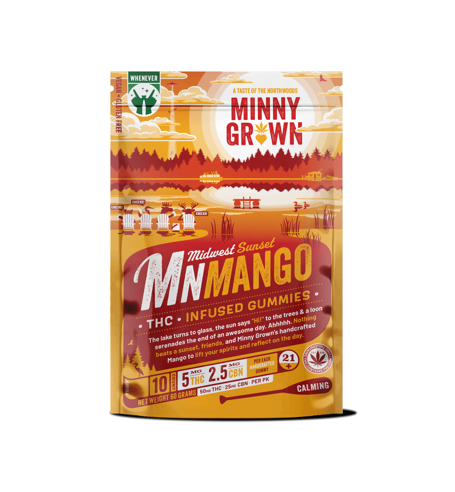 Minny Grown Gummies - | Mango | 50mg at Green Apple Cannabis