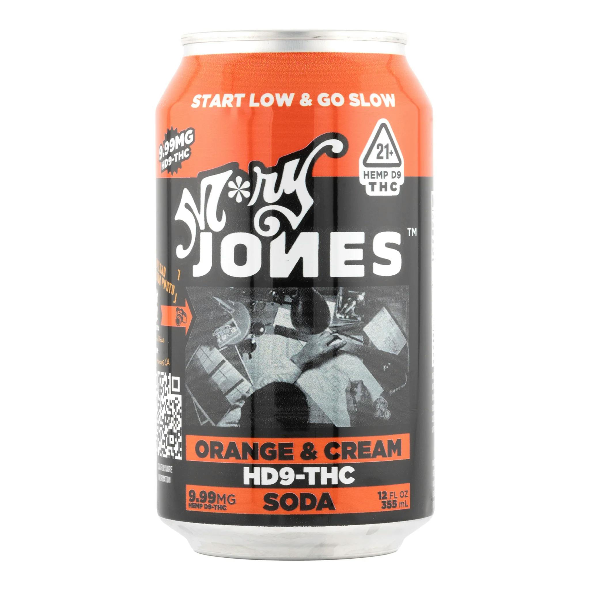 Mary Jones Soda - | Orange & Cream | 10mg