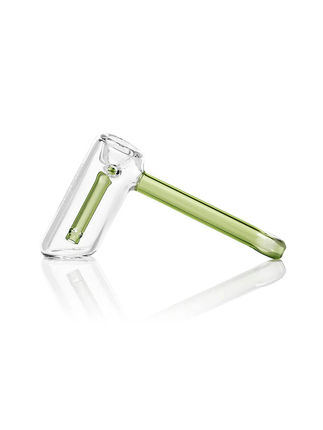 Mini Hammer Bubbler - | Green Accent |