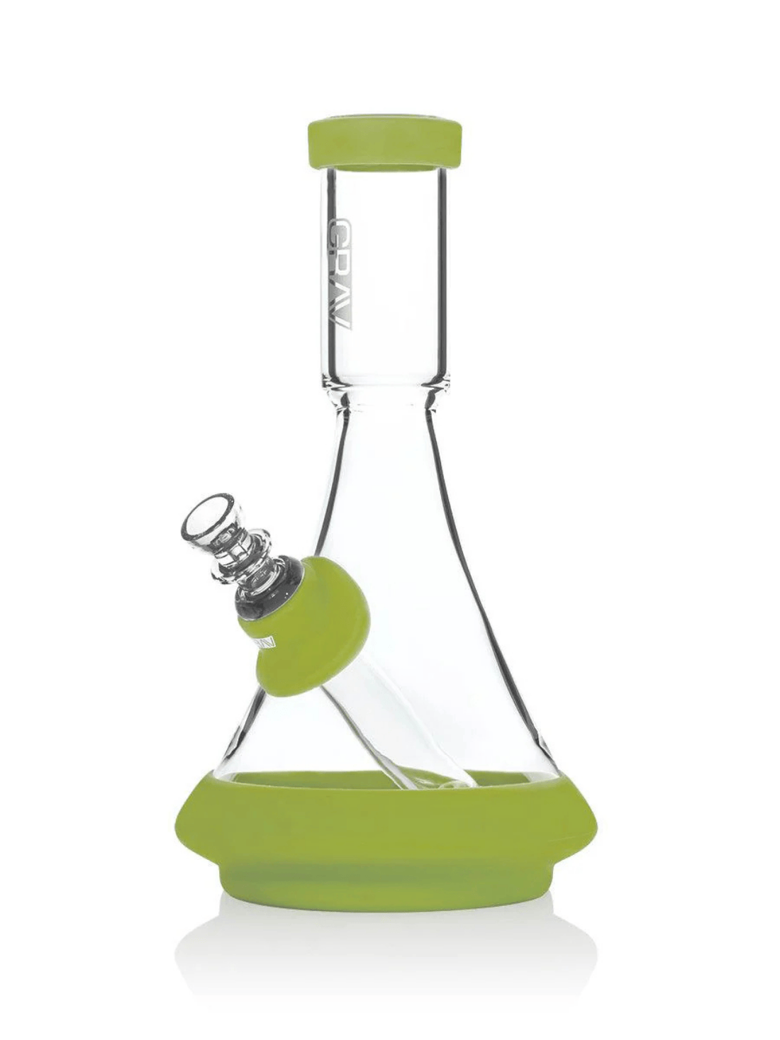Grav Deco Beaker Silicon Accents - | Avocado Green