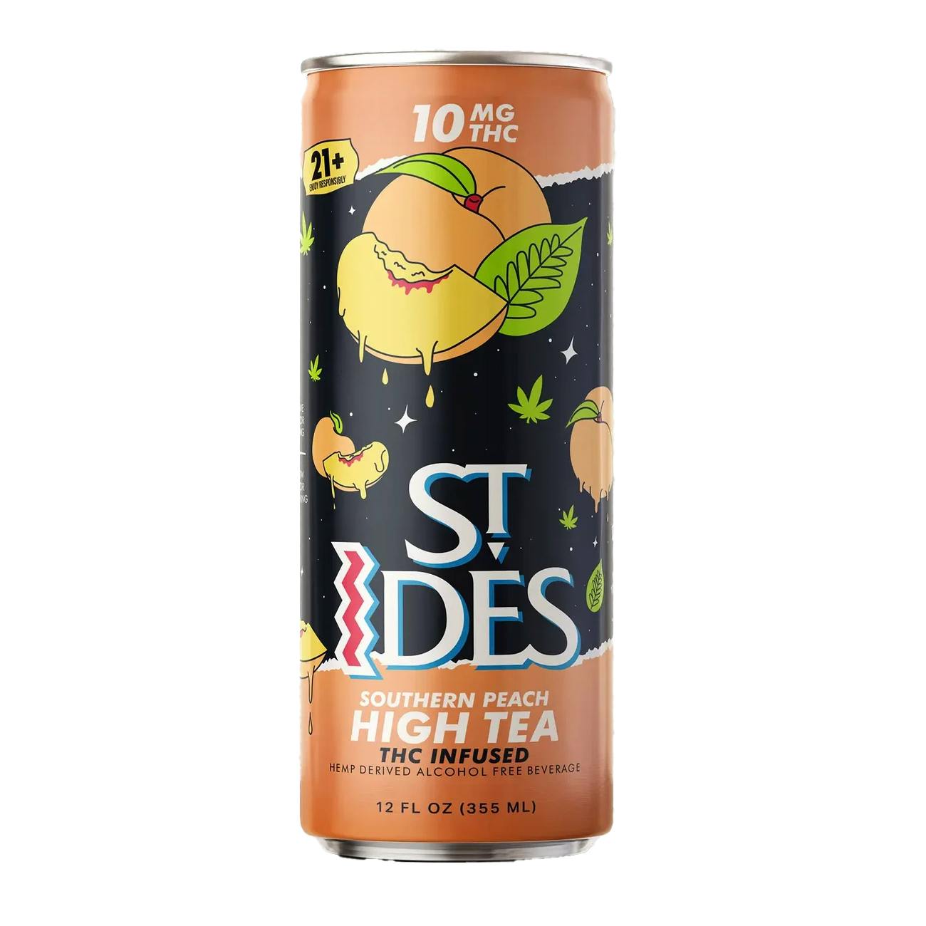 St. Ides THC Tea - | Southern Peach High Tea | 10mg