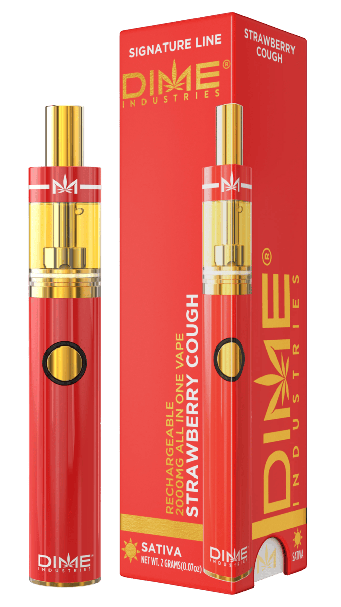 Dime Vape .9g - Strawberry Cough