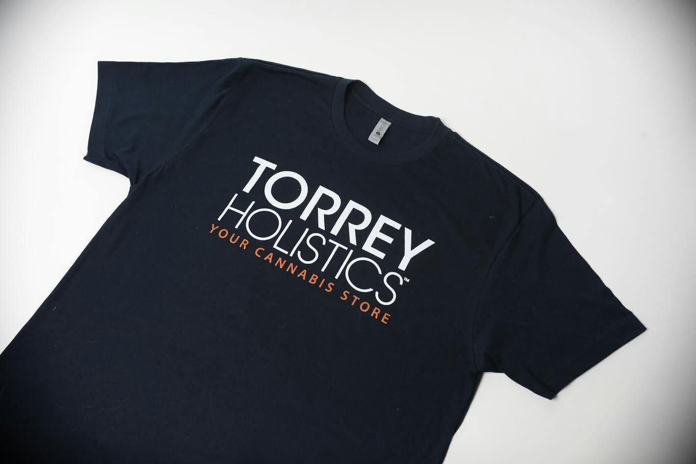 NAVY TORREY LOGO TEE | SMALL