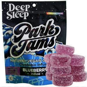 Park Jams Deep Sleep Blueberry Indica CBN gummies