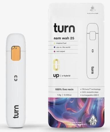 Turn Nam Wah 25 Live Resin Hybrid AIO 1g Vape