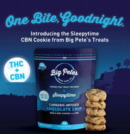 Big Pete's Sleepytime Mini Chocolate Chip Cookies CBN:THC