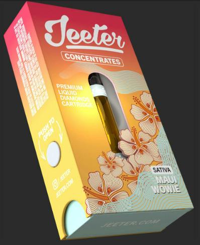 Jeeter Maui Wowie Sativa Liquid Diamond 1g Vape