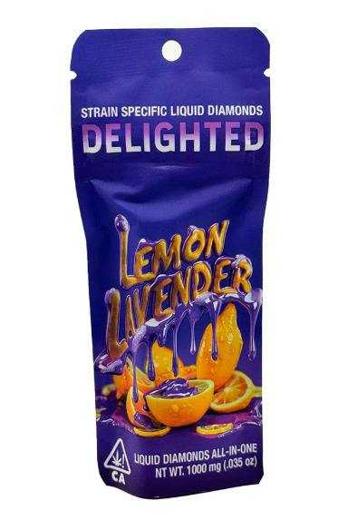 Delighted Lemon Lavender Liquid Diamonds AIO Vape