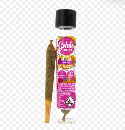 Lolli's Creme Brulee Indica Infused Preroll by Gelato