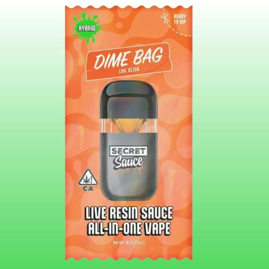 Dime Bag Georgia Pie Live Resin Sauce AIO Vape