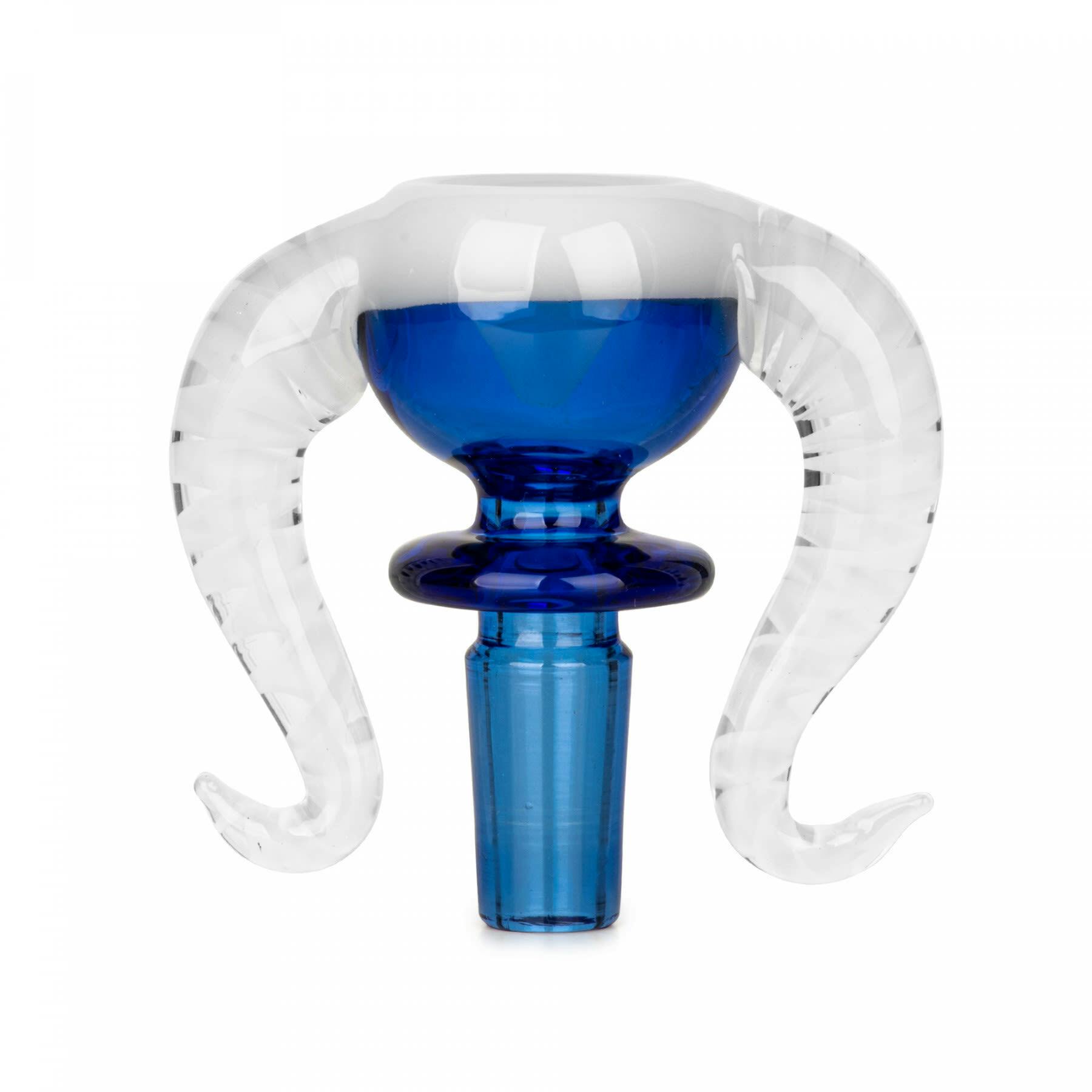 White 14mm Double Helix Bowl