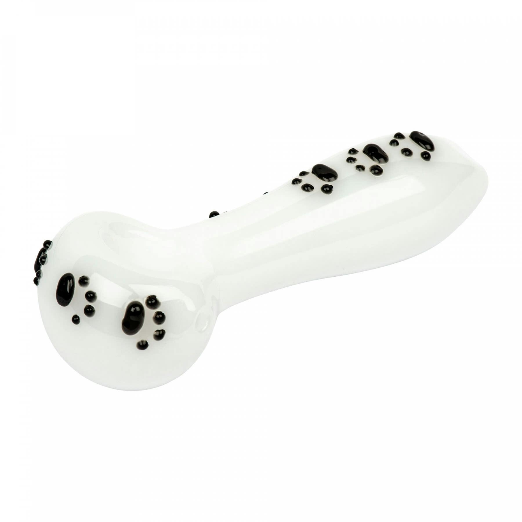 White 4.5" Paw Print Pipe