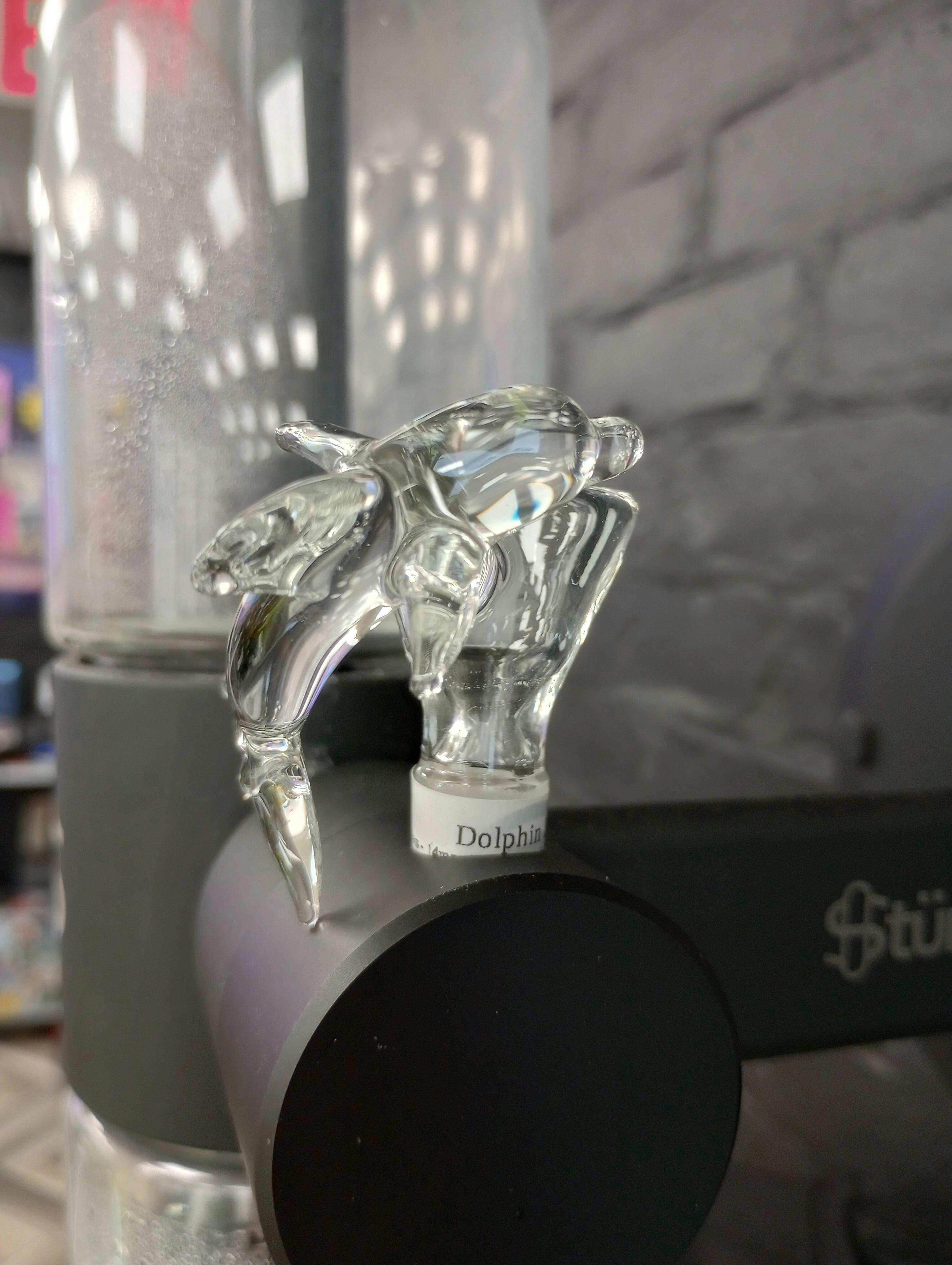 14mm Clear Dolphin Bowl