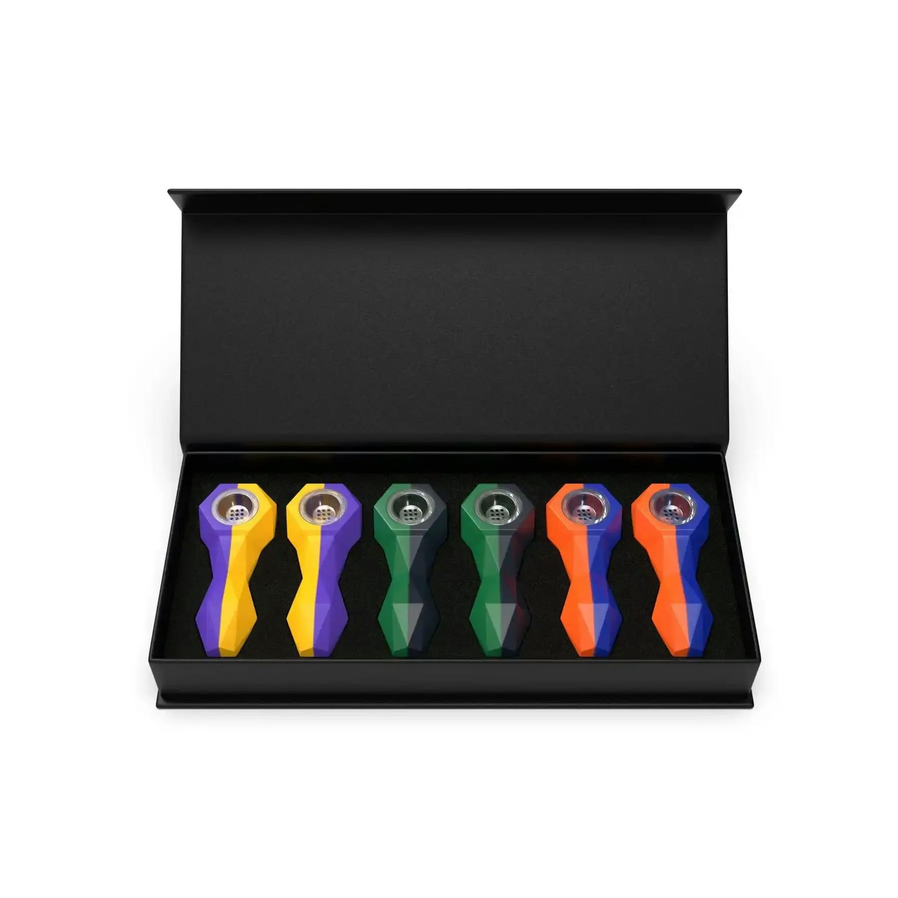 4" Mixed Silicone Pipes