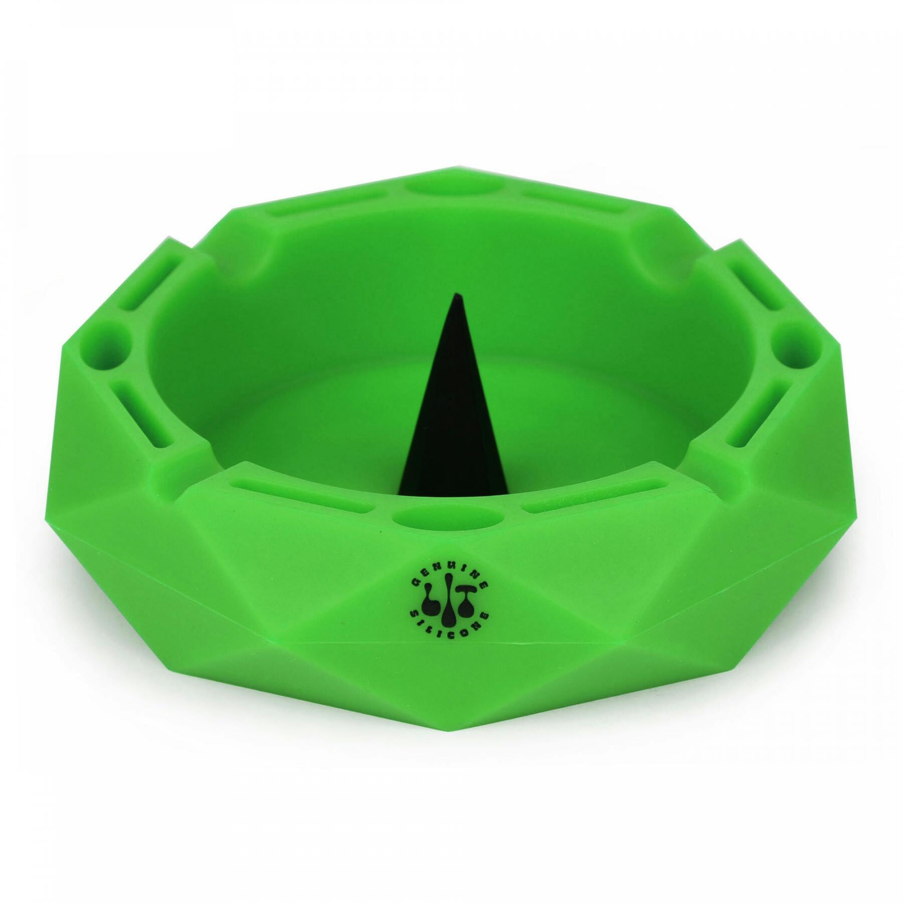 Green 5" Round Ashtray