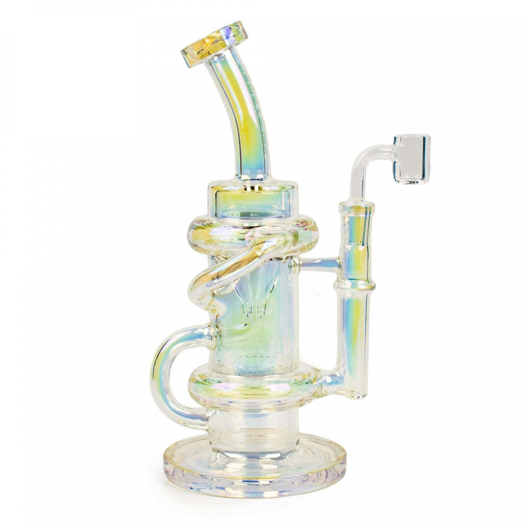 Rainbow 9.5" Glitch Klein Recycler Rig