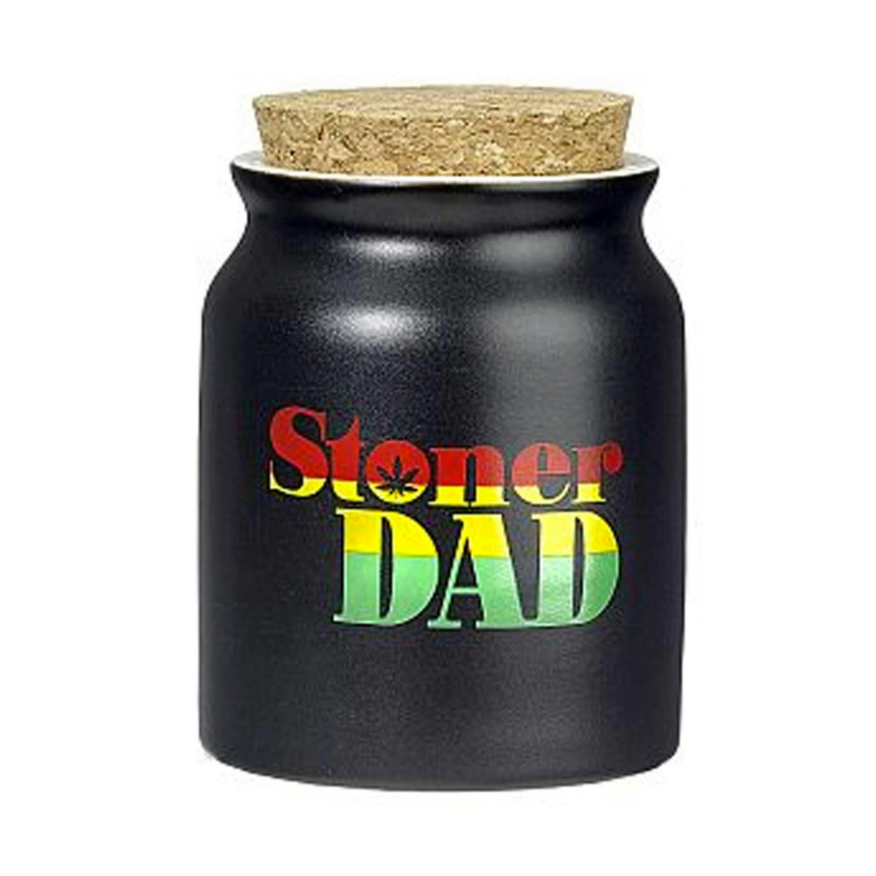 Rasta Stoner Dad Ceramic Jar