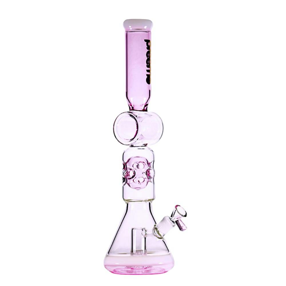 Pink 19" Glass Matrix to Swiss Perc Bong