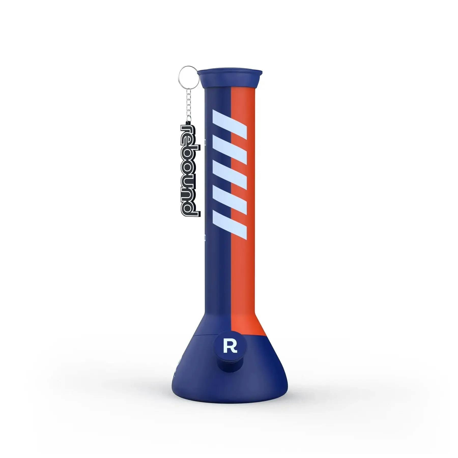 Blue - Orange Silicone Bong