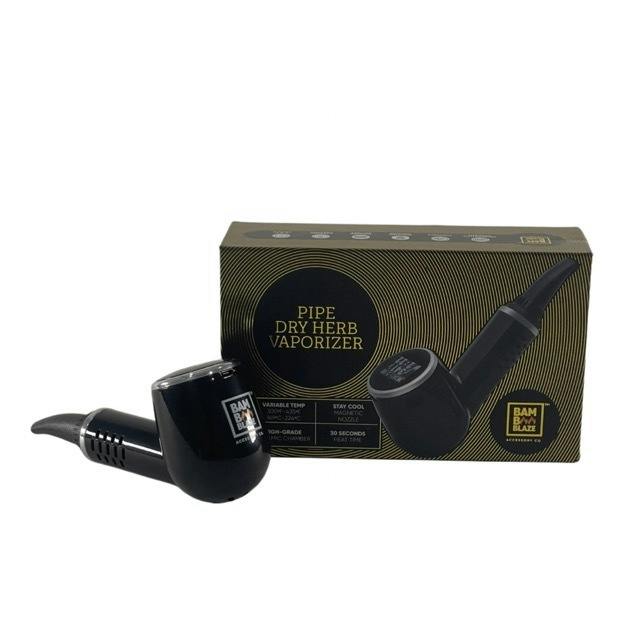 Bamboo Blaze Dried Herb Sherlock Vape | Black